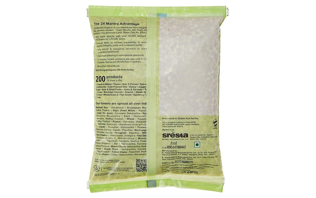 24 Mantra Organic Chana Dal    Pack  1 kilogram
